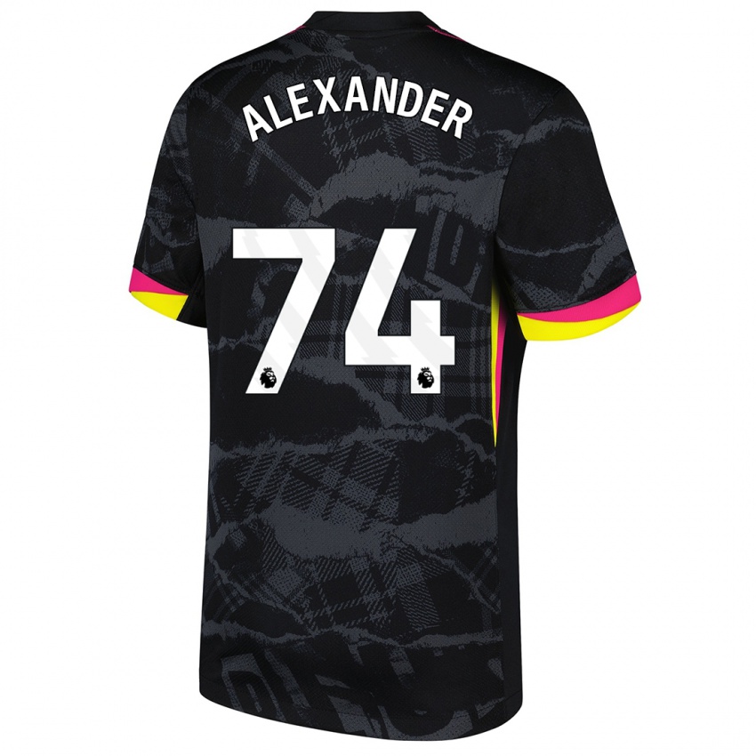 Damen Reiss-Alexander Russell-Denny #74 Schwarz Rosa Ausweichtrikot Trikot 2024/25 T-Shirt Österreich