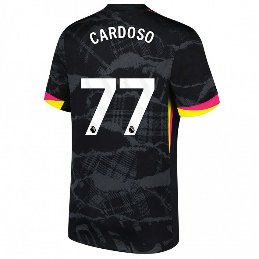 Damen Leo Cardoso #77 Schwarz Rosa Ausweichtrikot Trikot 2024/25 T-Shirt Österreich