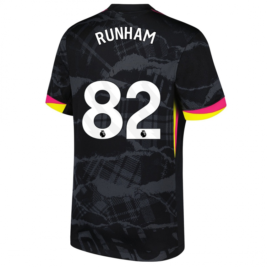 Damen Frankie Runham #82 Schwarz Rosa Ausweichtrikot Trikot 2024/25 T-Shirt Österreich