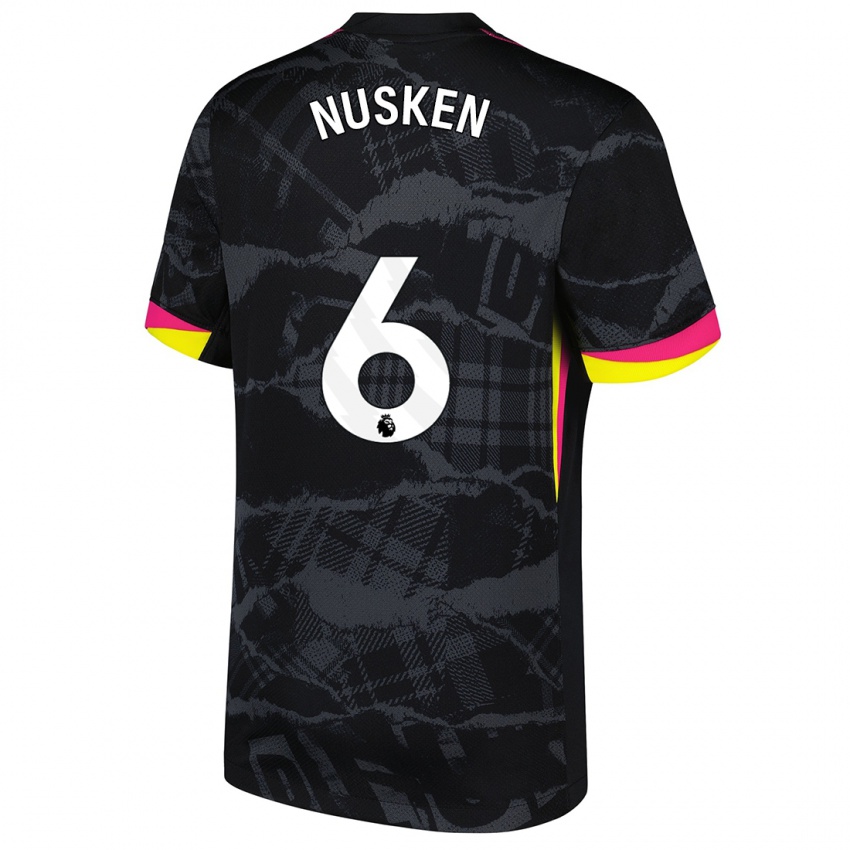 Damen Sjoeke Nüsken #6 Schwarz Rosa Ausweichtrikot Trikot 2024/25 T-Shirt Österreich