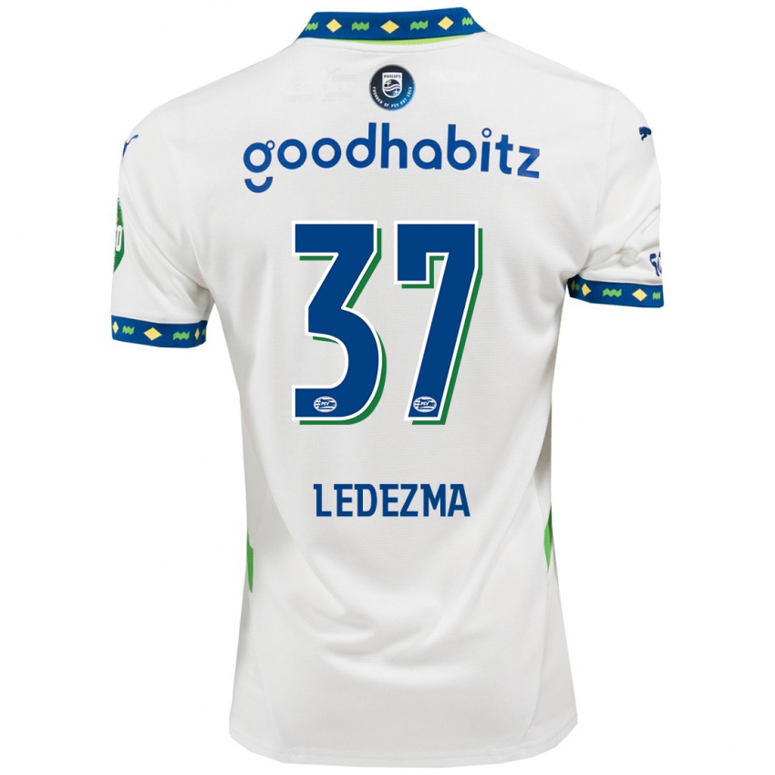 Damen Richard Ledezma #37 Weiß Dunkelblau Ausweichtrikot Trikot 2024/25 T-Shirt Österreich