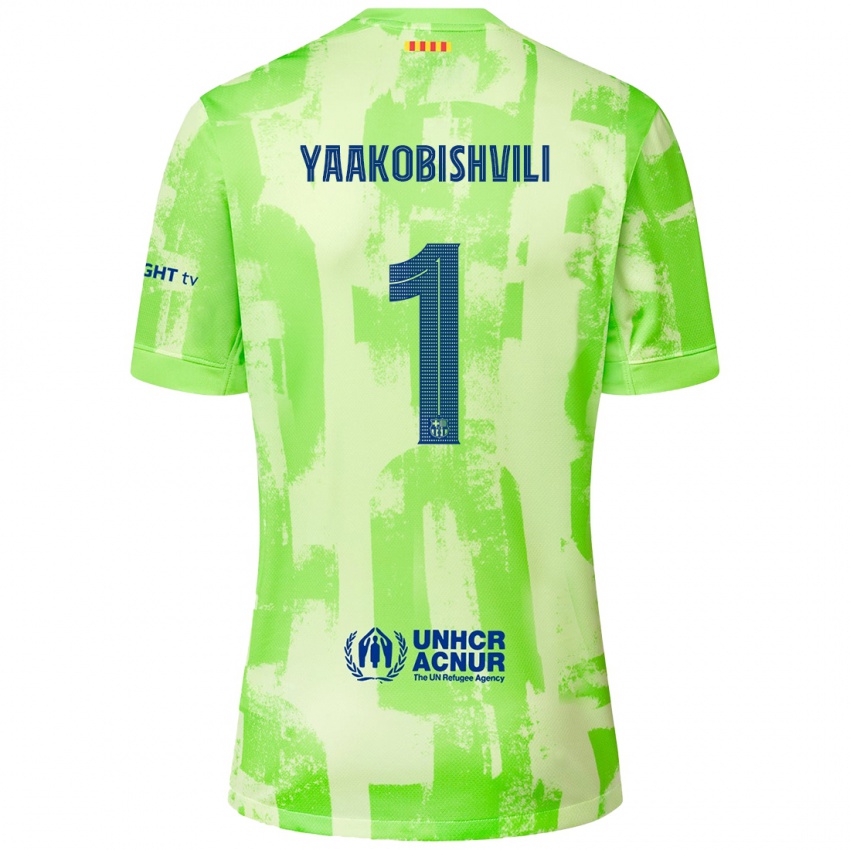 Damen Áron Yaakobishvili #1 Limettengrün Ausweichtrikot Trikot 2024/25 T-Shirt Österreich