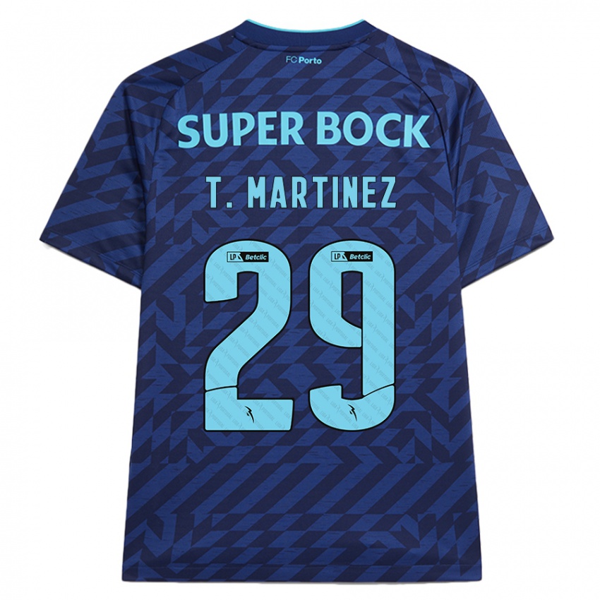 Damen Toni Martínez #29 Marineblau Ausweichtrikot Trikot 2024/25 T-Shirt Österreich