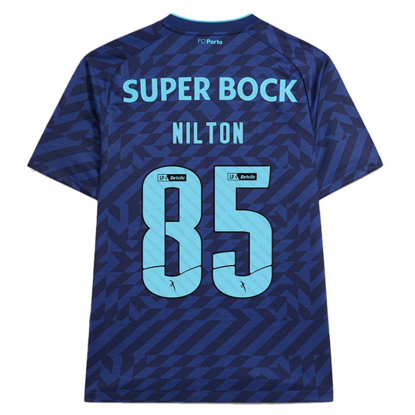 Damen Nilton #85 Marineblau Ausweichtrikot Trikot 2024/25 T-Shirt Österreich