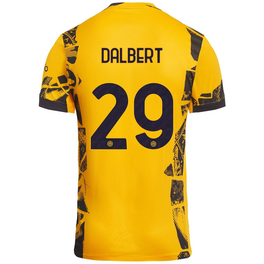 Damen Dalbert #29 Gold Schwarz Ausweichtrikot Trikot 2024/25 T-Shirt Österreich