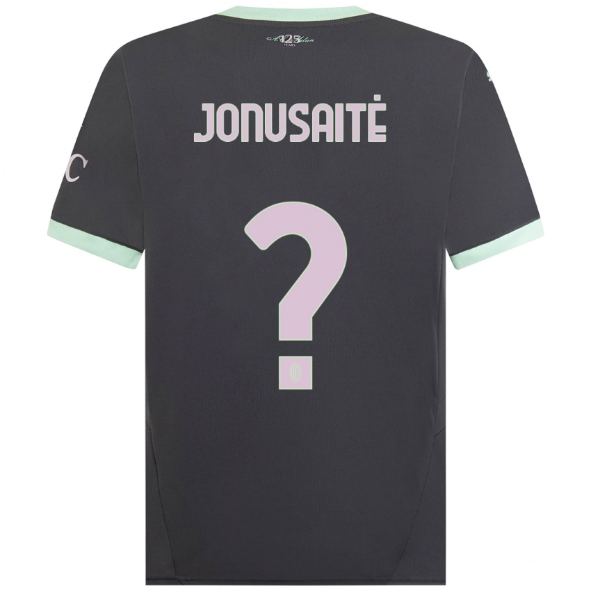 Damen Rimantė Jonušaitė #0 Grau Ausweichtrikot Trikot 2024/25 T-Shirt Österreich