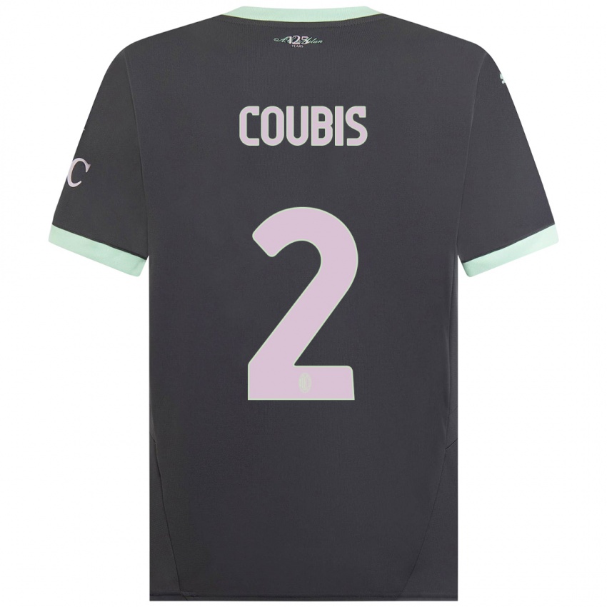 Damen Andrei Coubis #2 Grau Ausweichtrikot Trikot 2024/25 T-Shirt Österreich