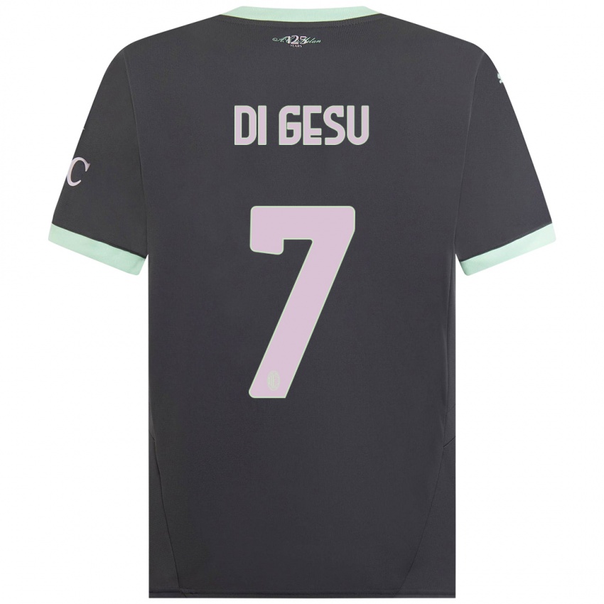 Damen Enrico Di Gesu #7 Grau Ausweichtrikot Trikot 2024/25 T-Shirt Österreich