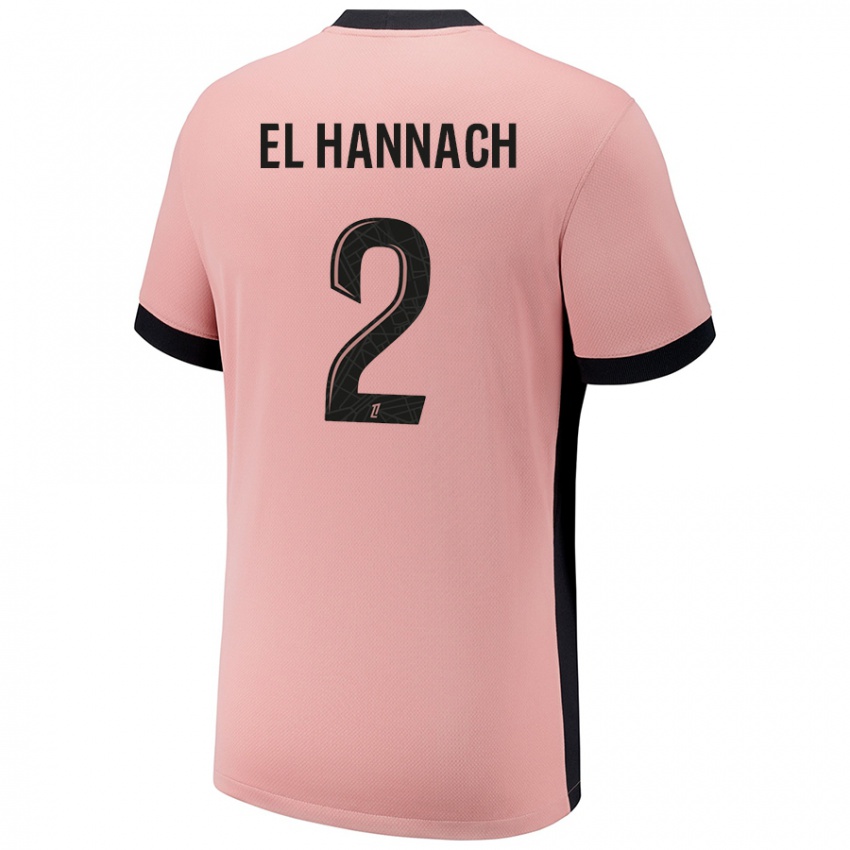 Damen Naoufel El Hannach #2 Rostros Ausweichtrikot Trikot 2024/25 T-Shirt Österreich