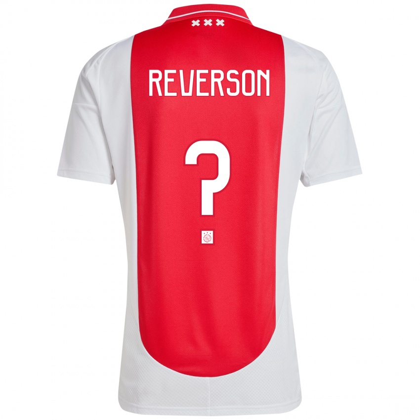 Kinder Paul Reverson #0 Rot Weiß Heimtrikot Trikot 2024/25 T-Shirt Österreich