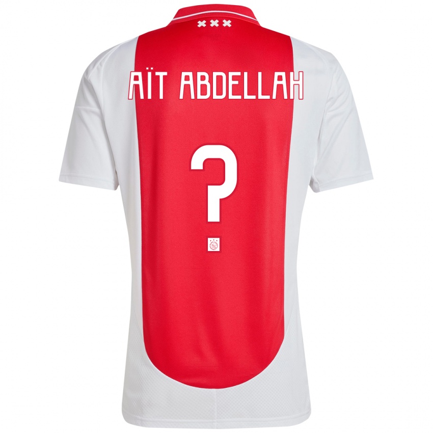 Kinder Waleed Aït Abdellah #0 Rot Weiß Heimtrikot Trikot 2024/25 T-Shirt Österreich