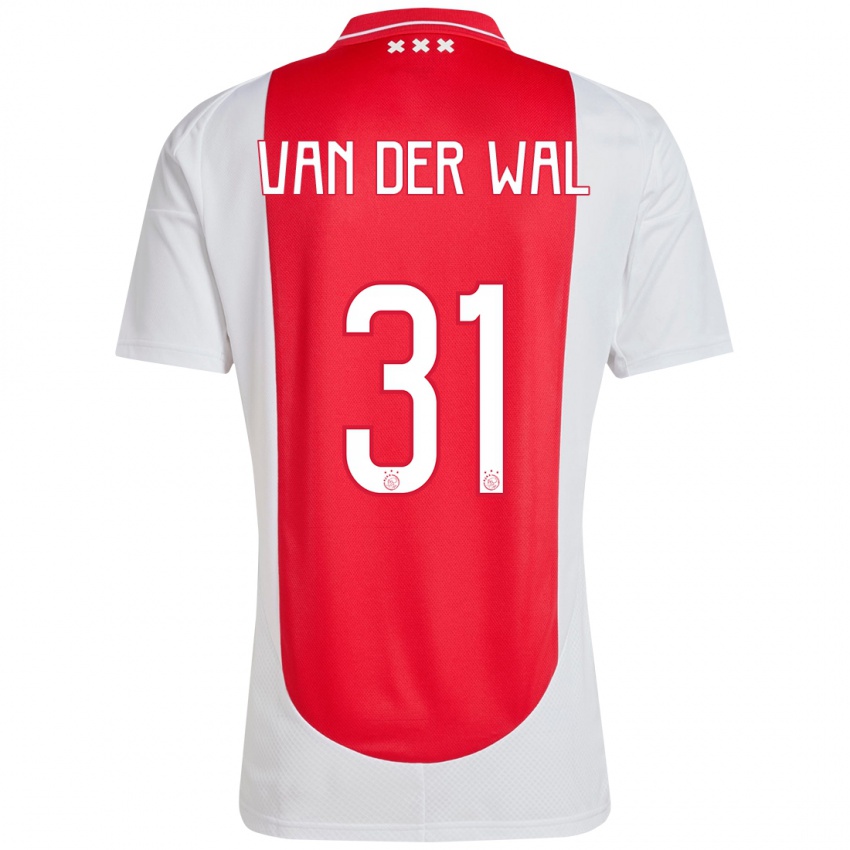 Kinder Dionne Van Der Wal #31 Rot Weiß Heimtrikot Trikot 2024/25 T-Shirt Österreich