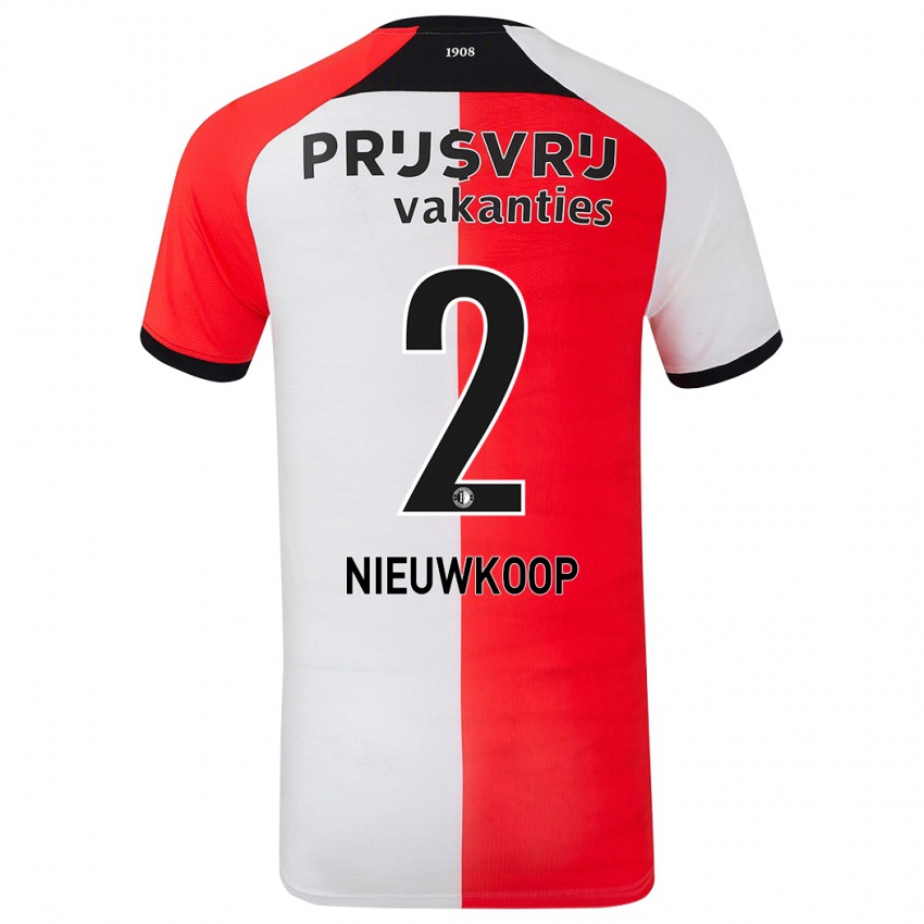 Kinder Bart Nieuwkoop #2 Rot Weiß Heimtrikot Trikot 2024/25 T-Shirt Österreich