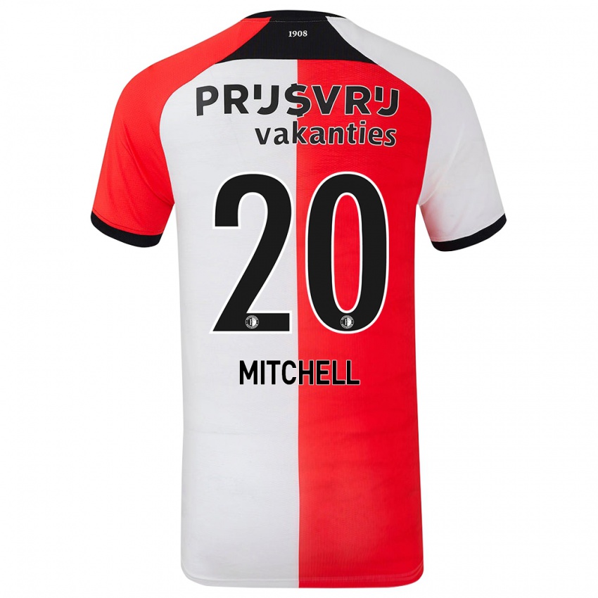 Kinder Jeyland Mitchell #20 Rot Weiß Heimtrikot Trikot 2024/25 T-Shirt Österreich