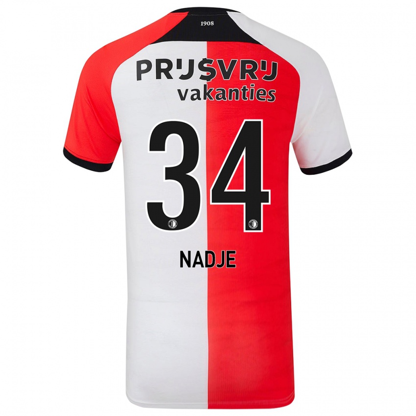 Kinder Chris-Kévin Nadje #34 Rot Weiß Heimtrikot Trikot 2024/25 T-Shirt Österreich