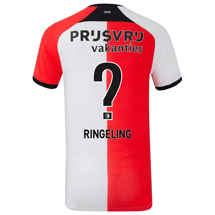 Kinder Sam Ringeling #0 Rot Weiß Heimtrikot Trikot 2024/25 T-Shirt Österreich