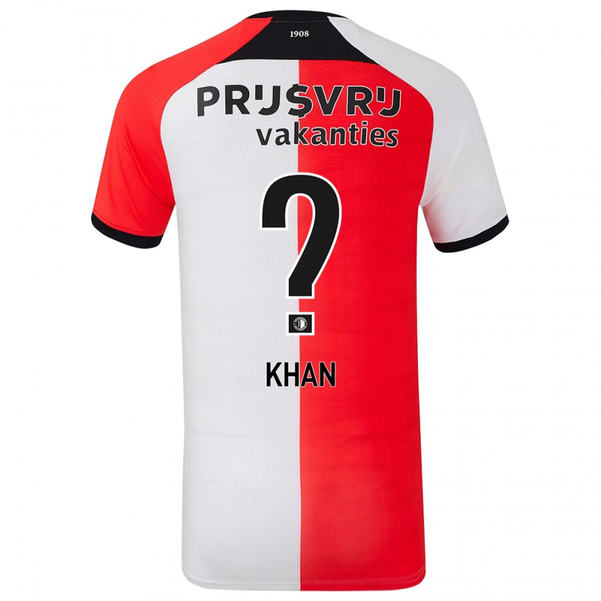 Kinder Kevin Khan #0 Rot Weiß Heimtrikot Trikot 2024/25 T-Shirt Österreich