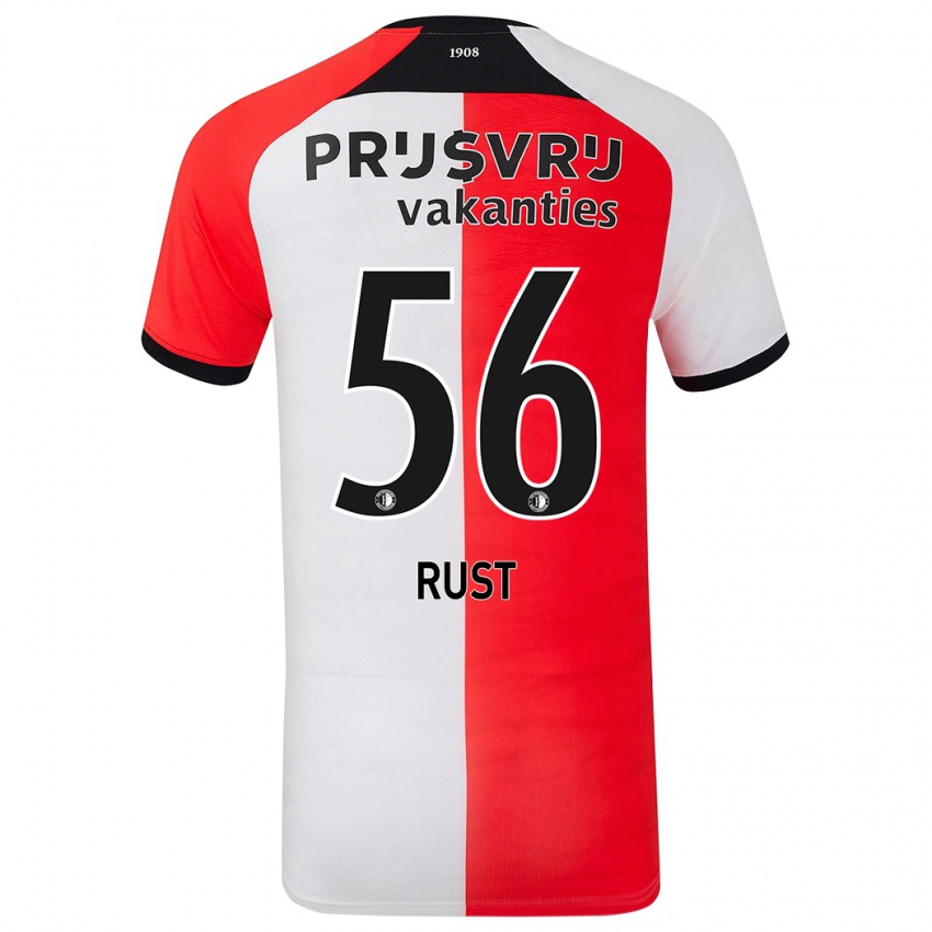 Kinder Fabiano Rust #56 Rot Weiß Heimtrikot Trikot 2024/25 T-Shirt Österreich