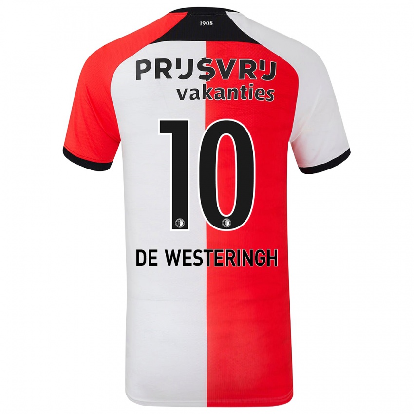 Kinder Kirsten Van De Westeringh #10 Rot Weiß Heimtrikot Trikot 2024/25 T-Shirt Österreich