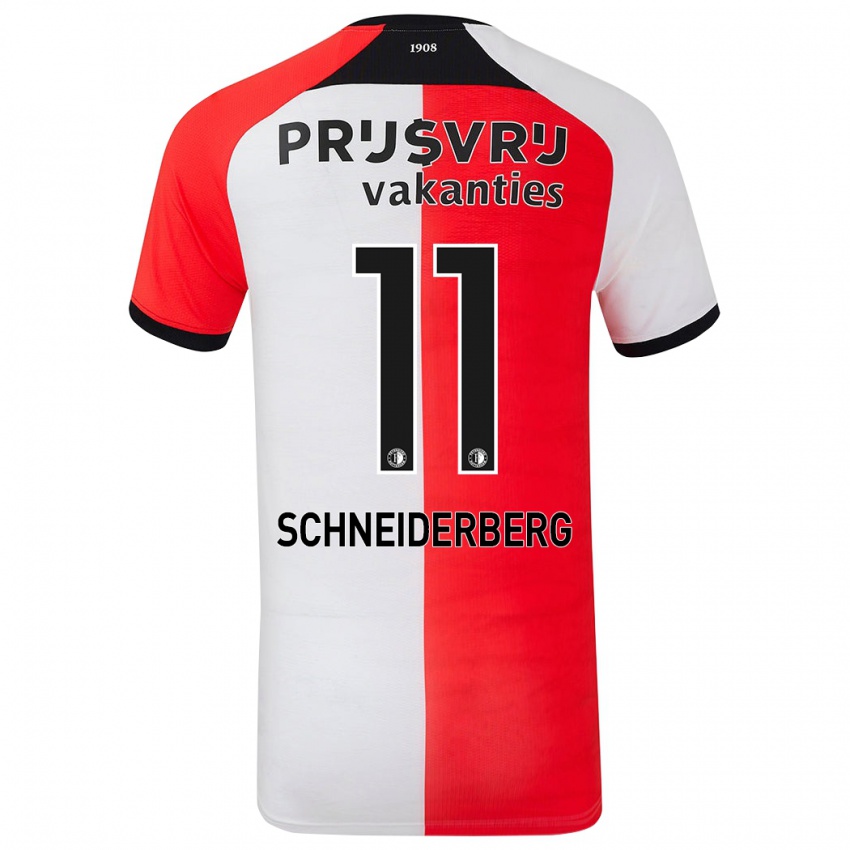 Kinder July Schneiderberg #11 Rot Weiß Heimtrikot Trikot 2024/25 T-Shirt Österreich