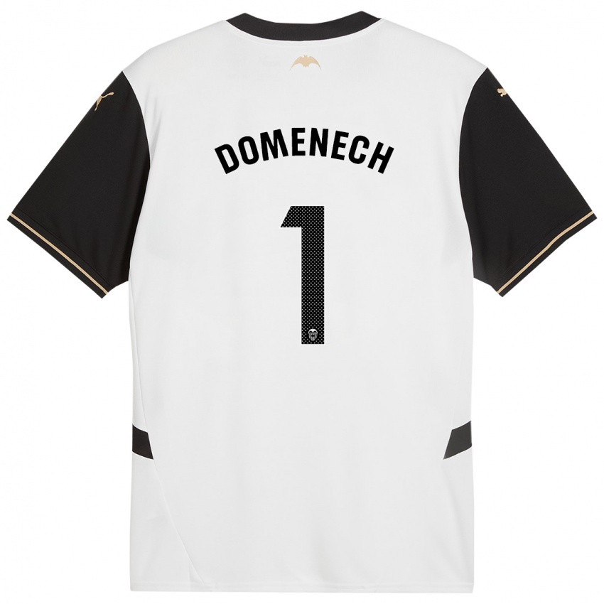 Kinder Jaume Domenech #1 Weiß Schwarz Heimtrikot Trikot 2024/25 T-Shirt Österreich