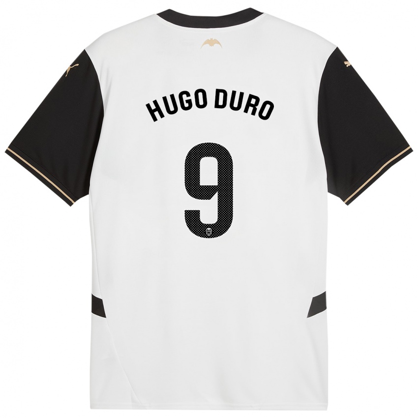 Kinder Hugo Duro #9 Weiß Schwarz Heimtrikot Trikot 2024/25 T-Shirt Österreich