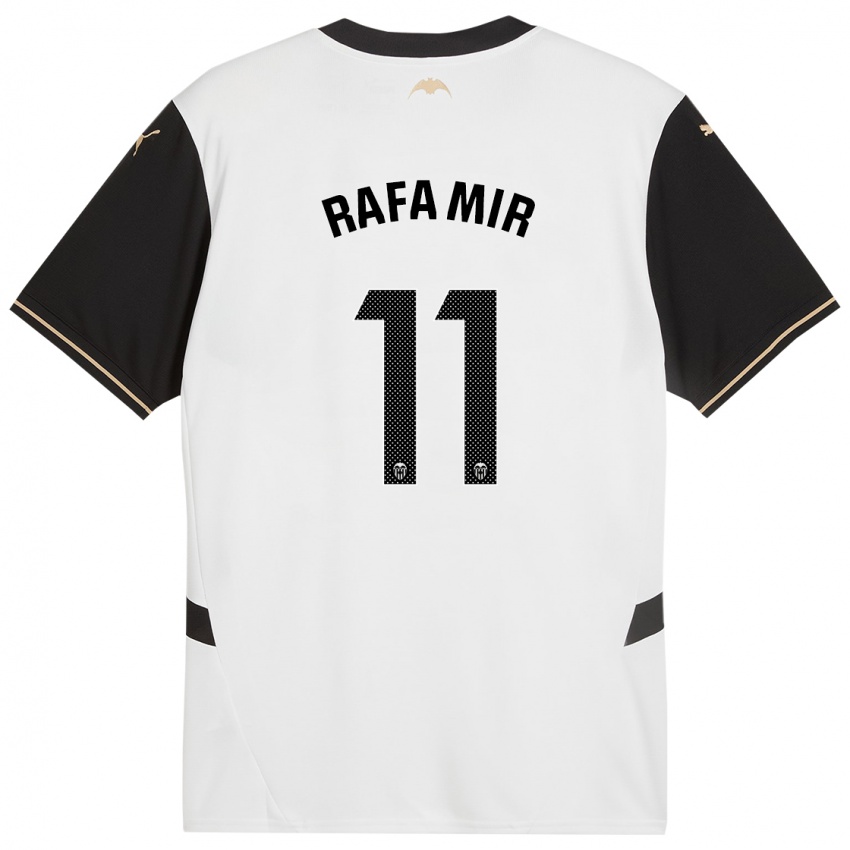 Kinder Rafa Mir #11 Weiß Schwarz Heimtrikot Trikot 2024/25 T-Shirt Österreich