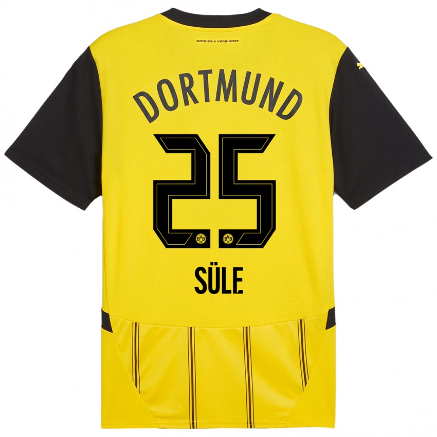 Kinder Niklas Süle #25 Gelb Schwarz Heimtrikot Trikot 2024/25 T-Shirt Österreich