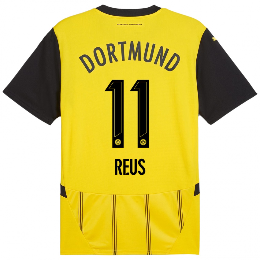 Kinder Marco Reus #11 Gelb Schwarz Heimtrikot Trikot 2024/25 T-Shirt Österreich