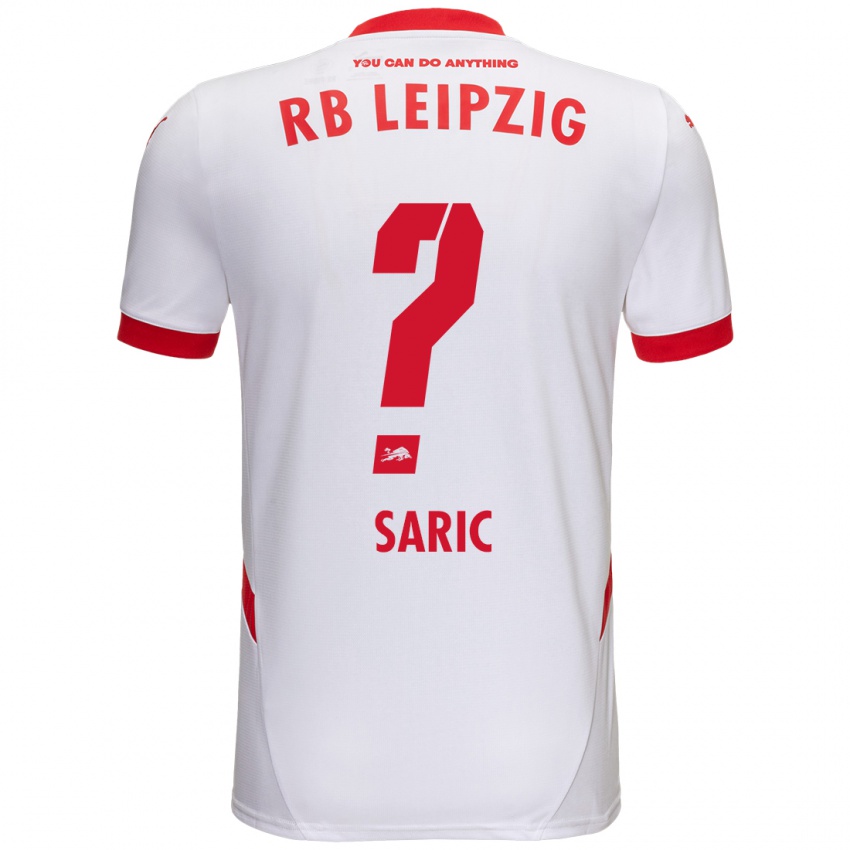 Kinder Lucio Saric #0 Weiß Rot Heimtrikot Trikot 2024/25 T-Shirt Österreich