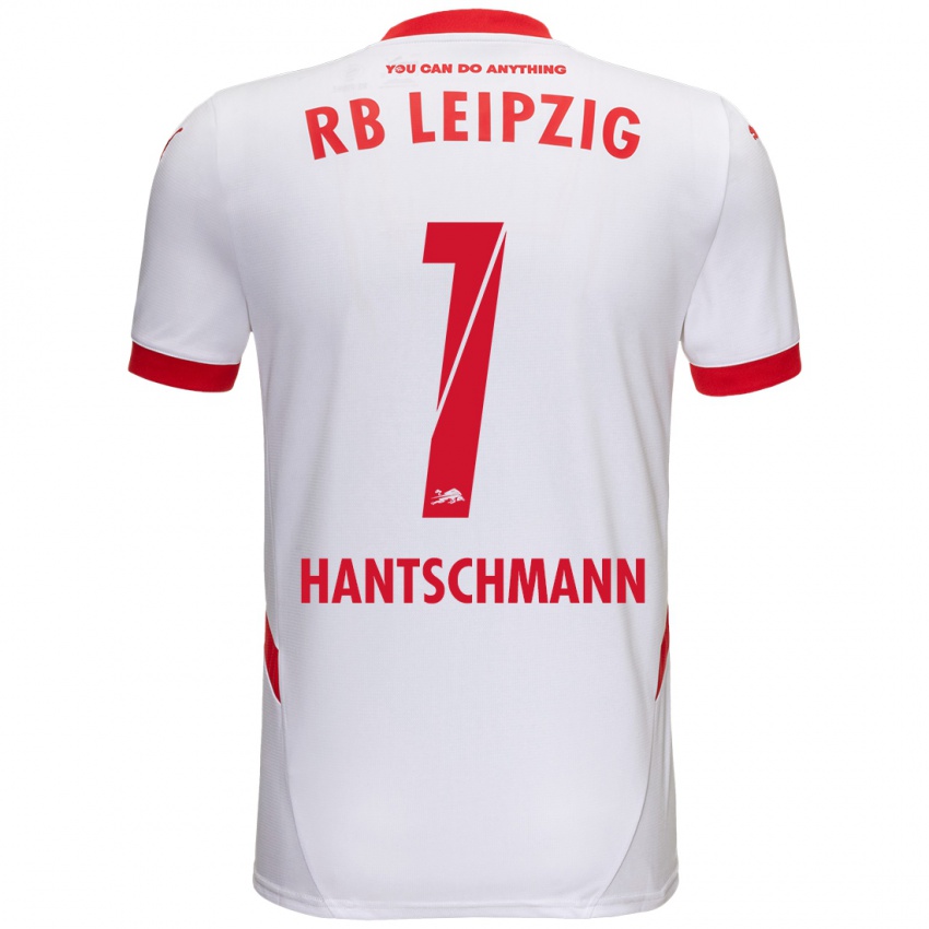 Kinder Franz Hantschmann #1 Weiß Rot Heimtrikot Trikot 2024/25 T-Shirt Österreich