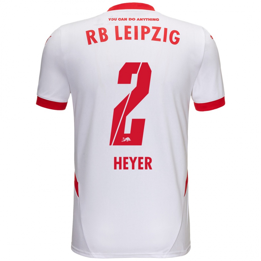 Kinder Friedrich Heyer #2 Weiß Rot Heimtrikot Trikot 2024/25 T-Shirt Österreich