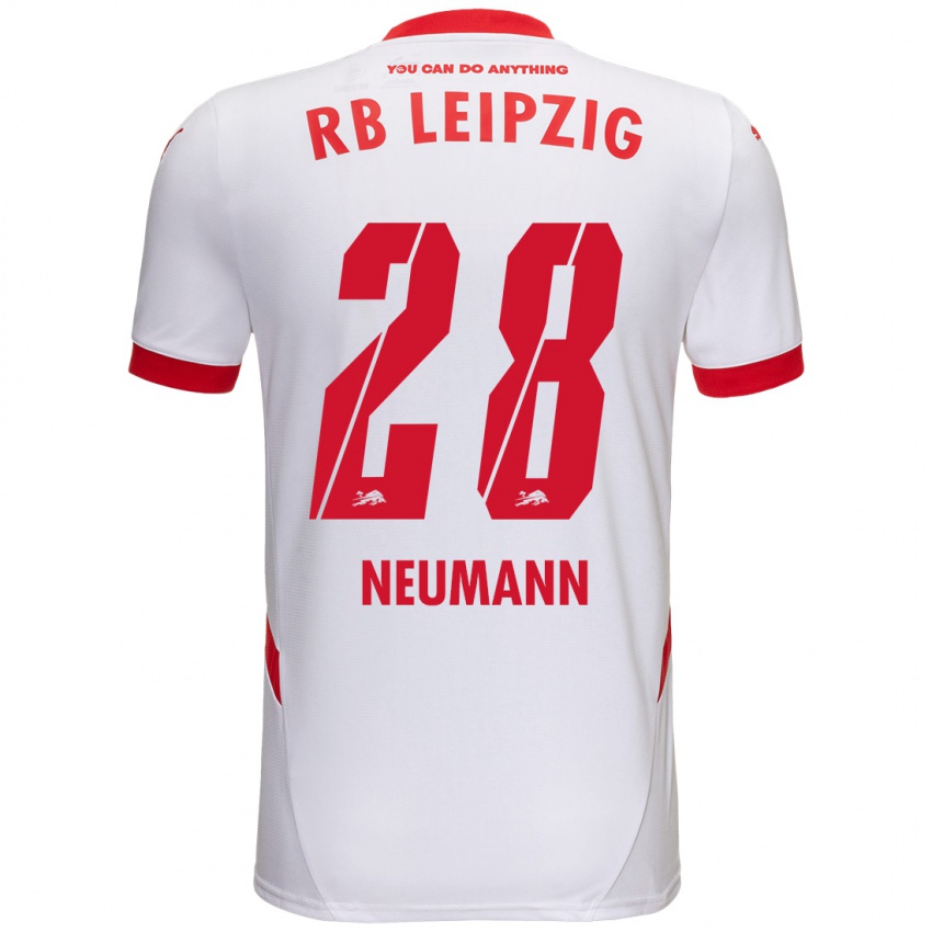 Kinder Cenny Neumann #28 Weiß Rot Heimtrikot Trikot 2024/25 T-Shirt Österreich