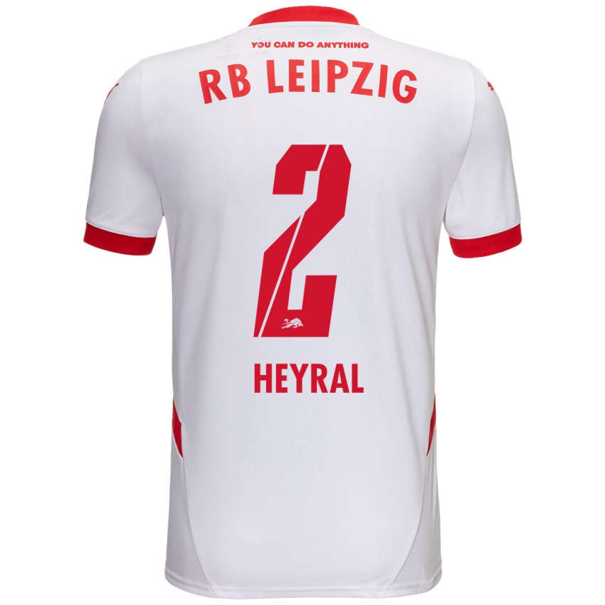 Kinder Neo Heyral #2 Weiß Rot Heimtrikot Trikot 2024/25 T-Shirt Österreich