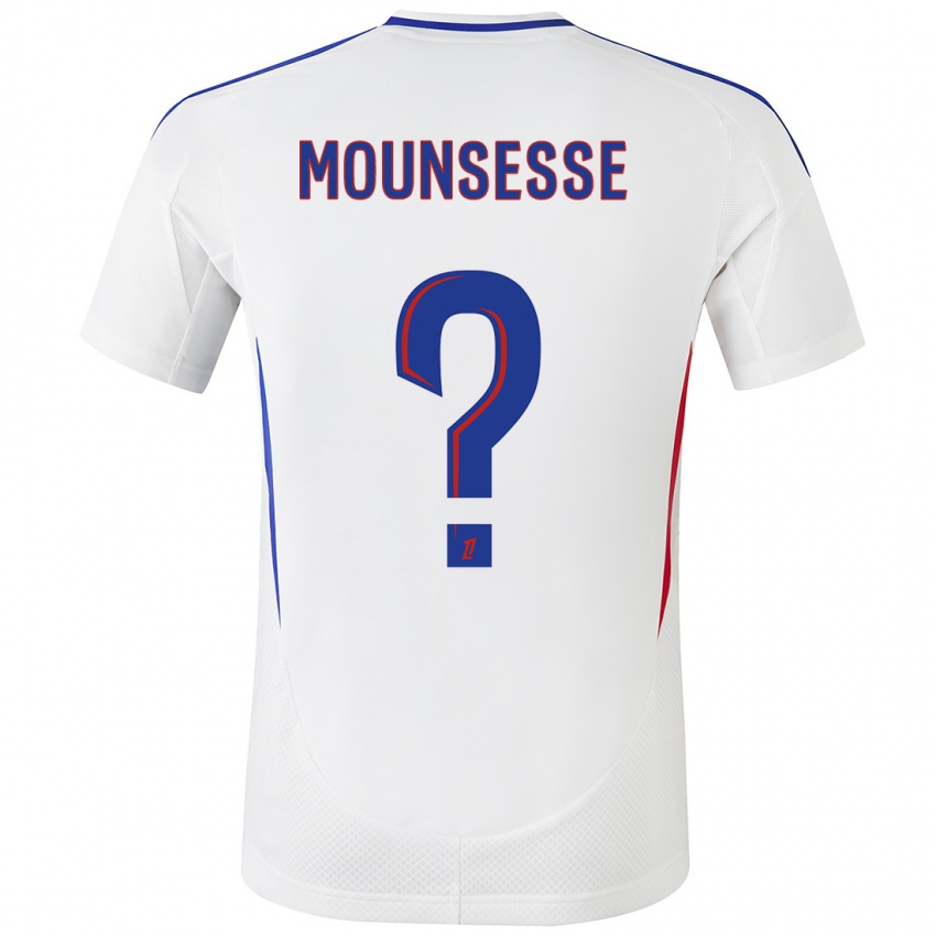 Kinder Jeremy Mounsesse #0 Weiß Blau Heimtrikot Trikot 2024/25 T-Shirt Österreich