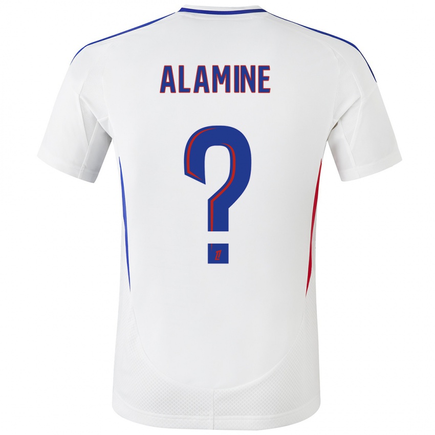 Kinder Ali Alamine #0 Weiß Blau Heimtrikot Trikot 2024/25 T-Shirt Österreich