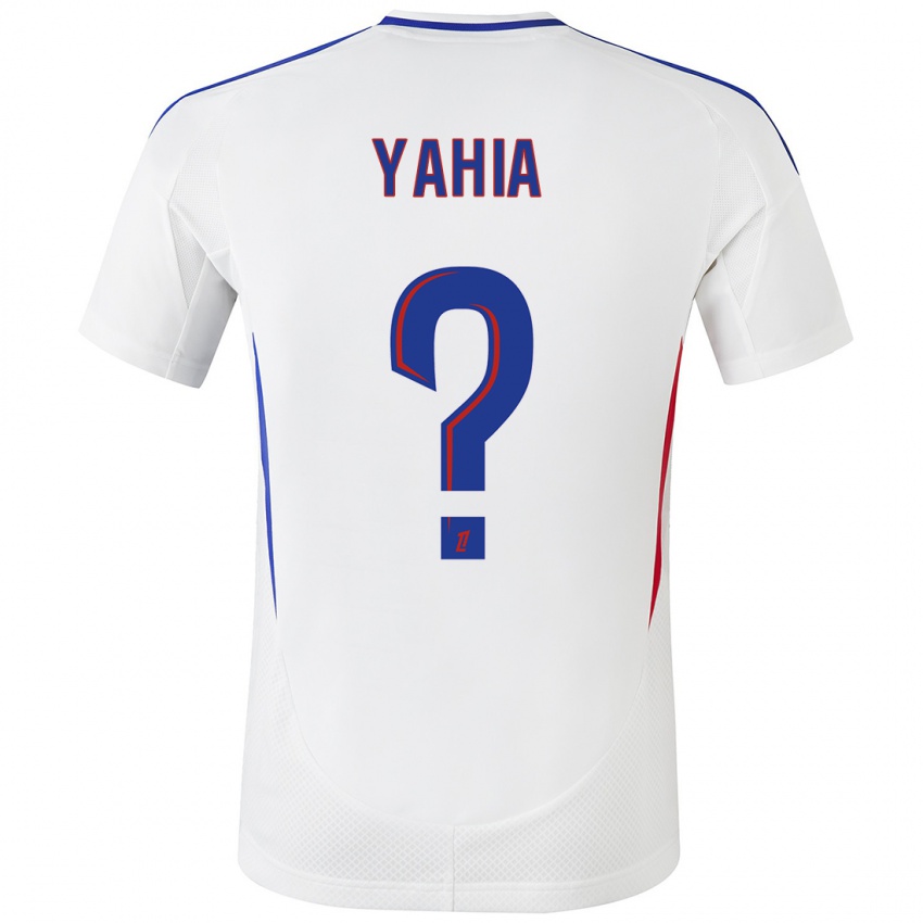 Kinder Kelyan Yahia #0 Weiß Blau Heimtrikot Trikot 2024/25 T-Shirt Österreich