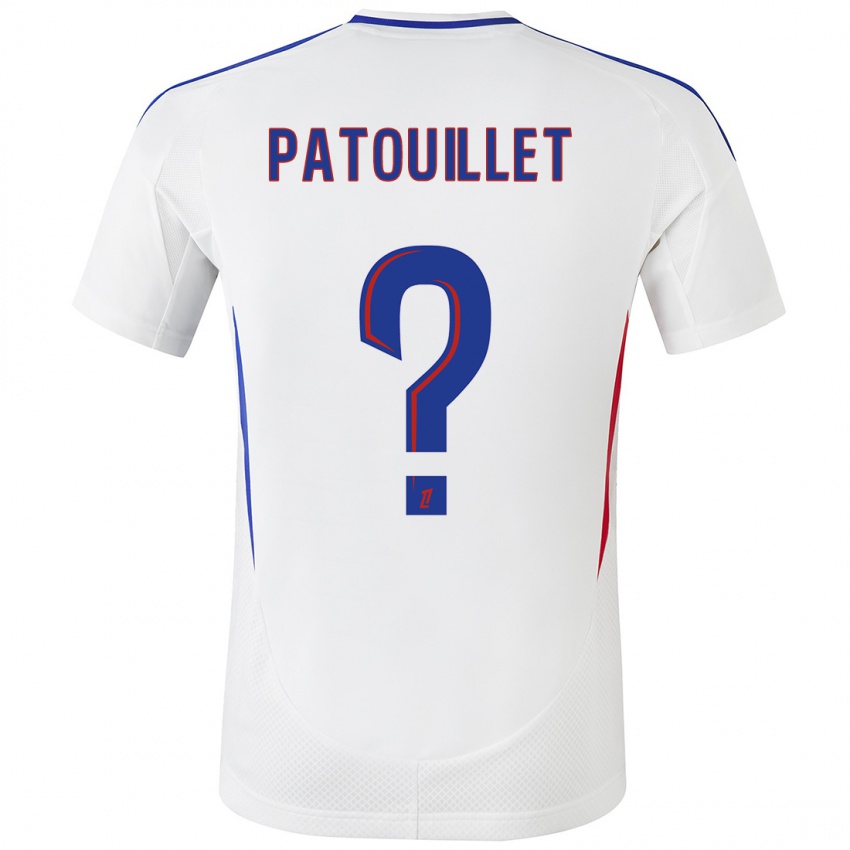 Kinder Mathieu Patouillet #0 Weiß Blau Heimtrikot Trikot 2024/25 T-Shirt Österreich