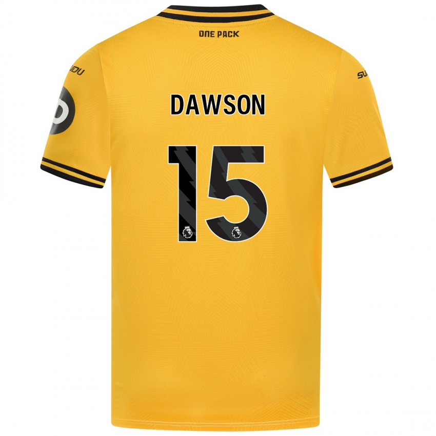 Kinder Craig Dawson #15 Gelb Heimtrikot Trikot 2024/25 T-Shirt Österreich