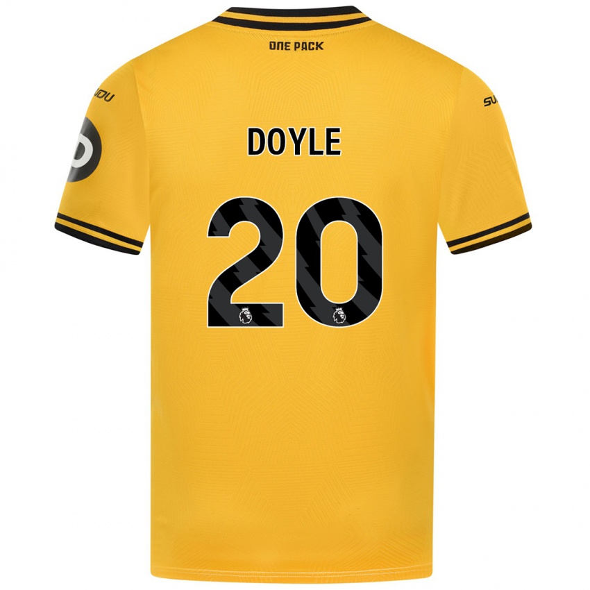 Kinder Tommy Doyle #20 Gelb Heimtrikot Trikot 2024/25 T-Shirt Österreich