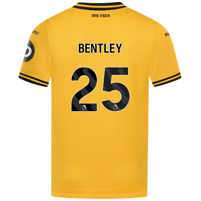 Kinder Daniel Bentley #25 Gelb Heimtrikot Trikot 2024/25 T-Shirt Österreich