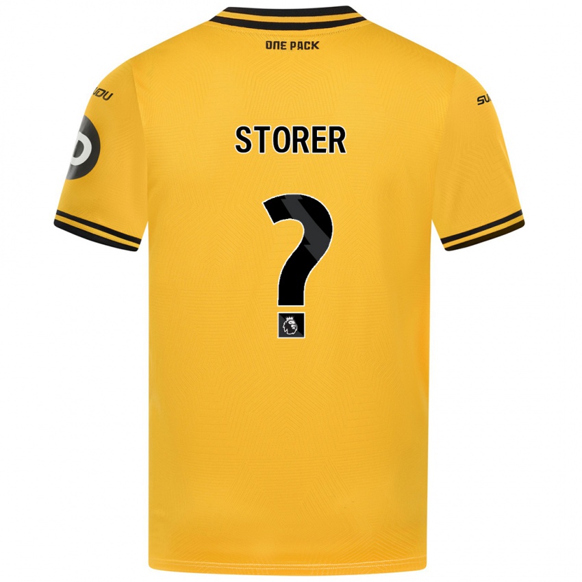 Kinder James Storer #0 Gelb Heimtrikot Trikot 2024/25 T-Shirt Österreich