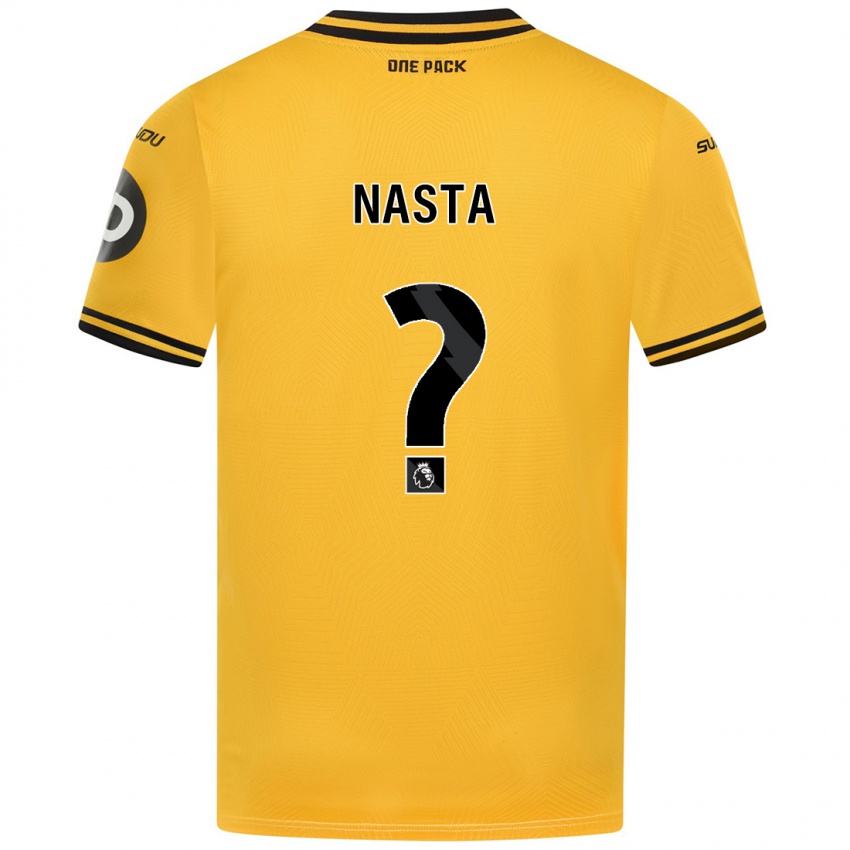 Kinder Arthur Nasta #0 Gelb Heimtrikot Trikot 2024/25 T-Shirt Österreich