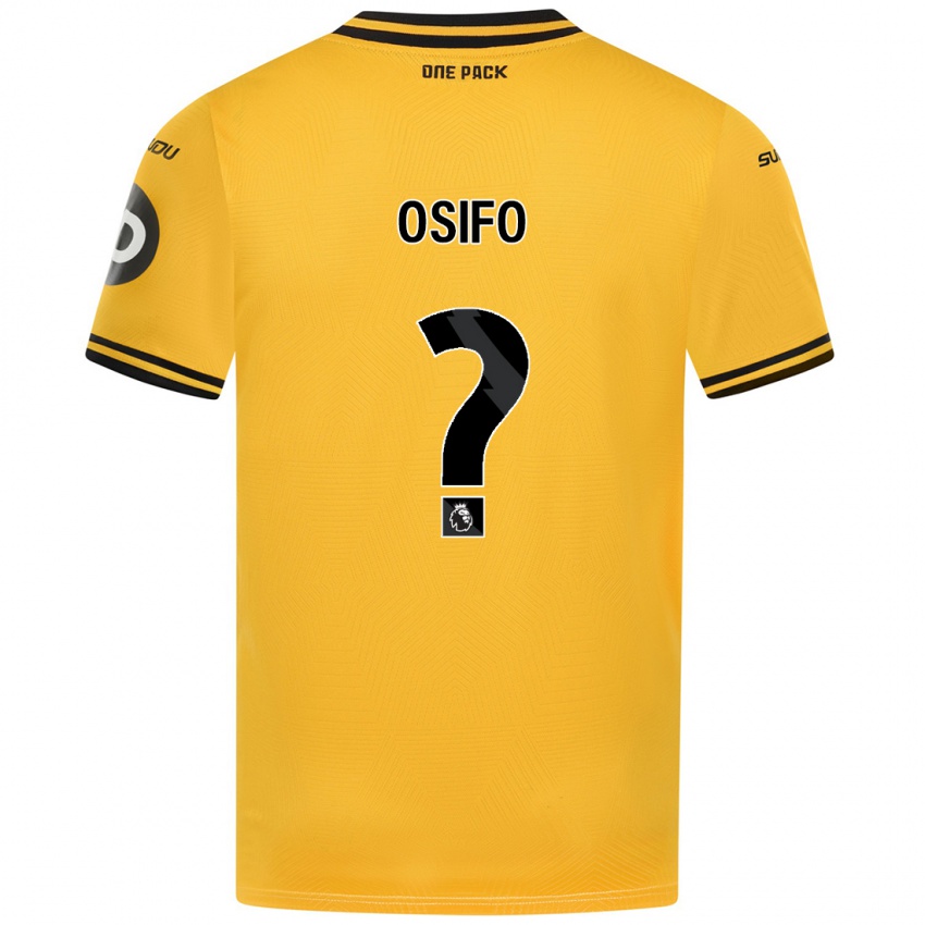 Kinder David Osifo #0 Gelb Heimtrikot Trikot 2024/25 T-Shirt Österreich