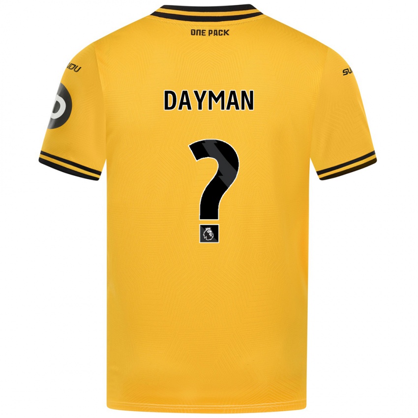 Kinder Myles Dayman #0 Gelb Heimtrikot Trikot 2024/25 T-Shirt Österreich