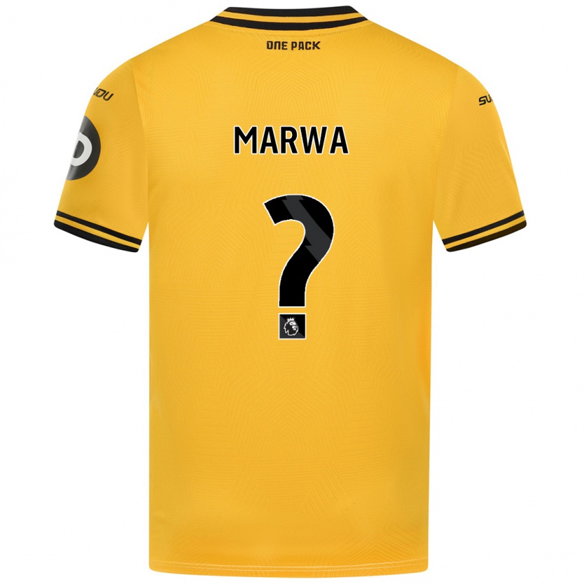 Kinder Bjørn Marwa #0 Gelb Heimtrikot Trikot 2024/25 T-Shirt Österreich