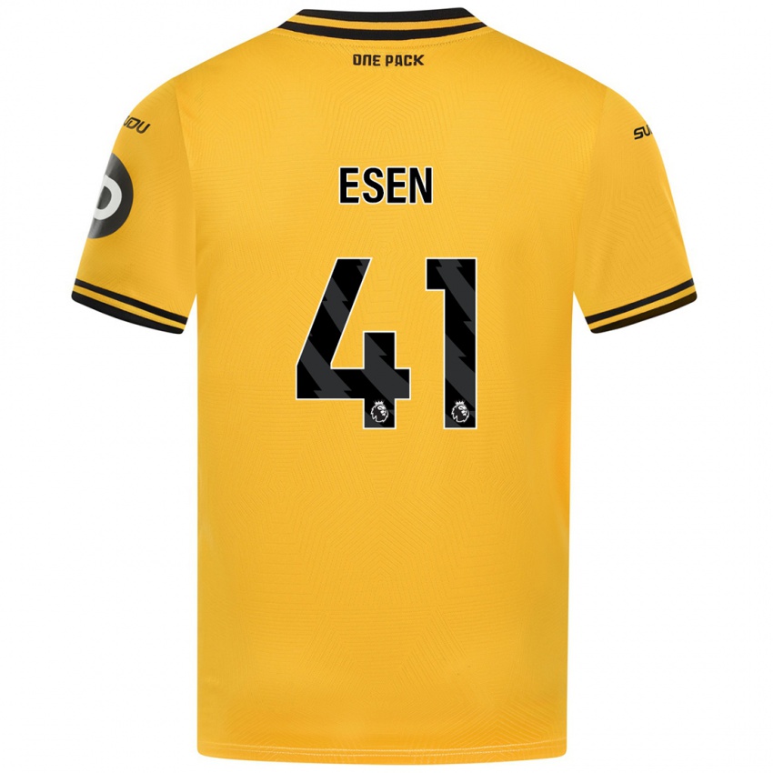 Kinder Josh Esen #41 Gelb Heimtrikot Trikot 2024/25 T-Shirt Österreich