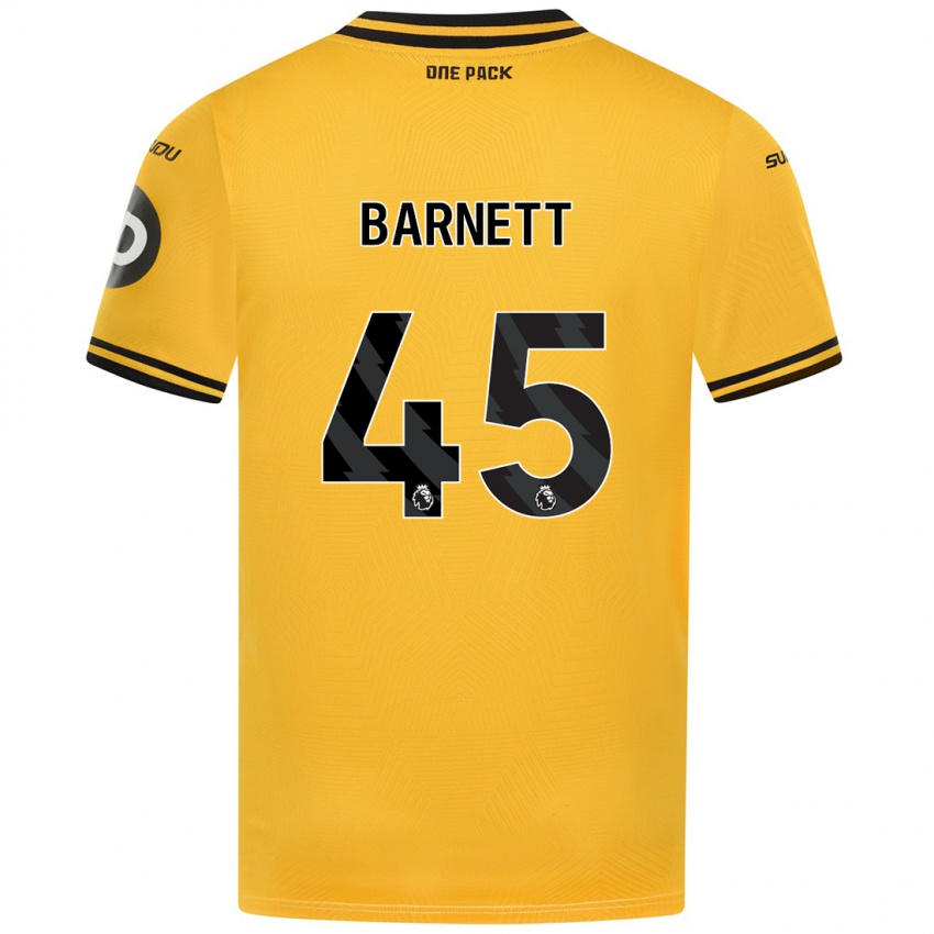 Kinder Ty Barnett #45 Gelb Heimtrikot Trikot 2024/25 T-Shirt Österreich