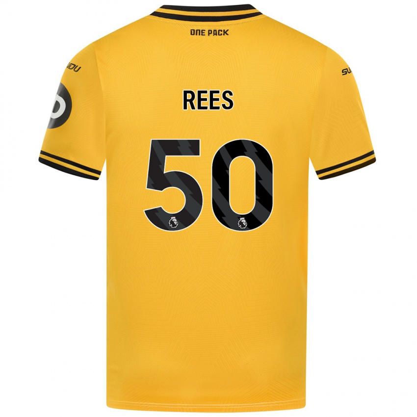 Kinder Mason Rees #50 Gelb Heimtrikot Trikot 2024/25 T-Shirt Österreich