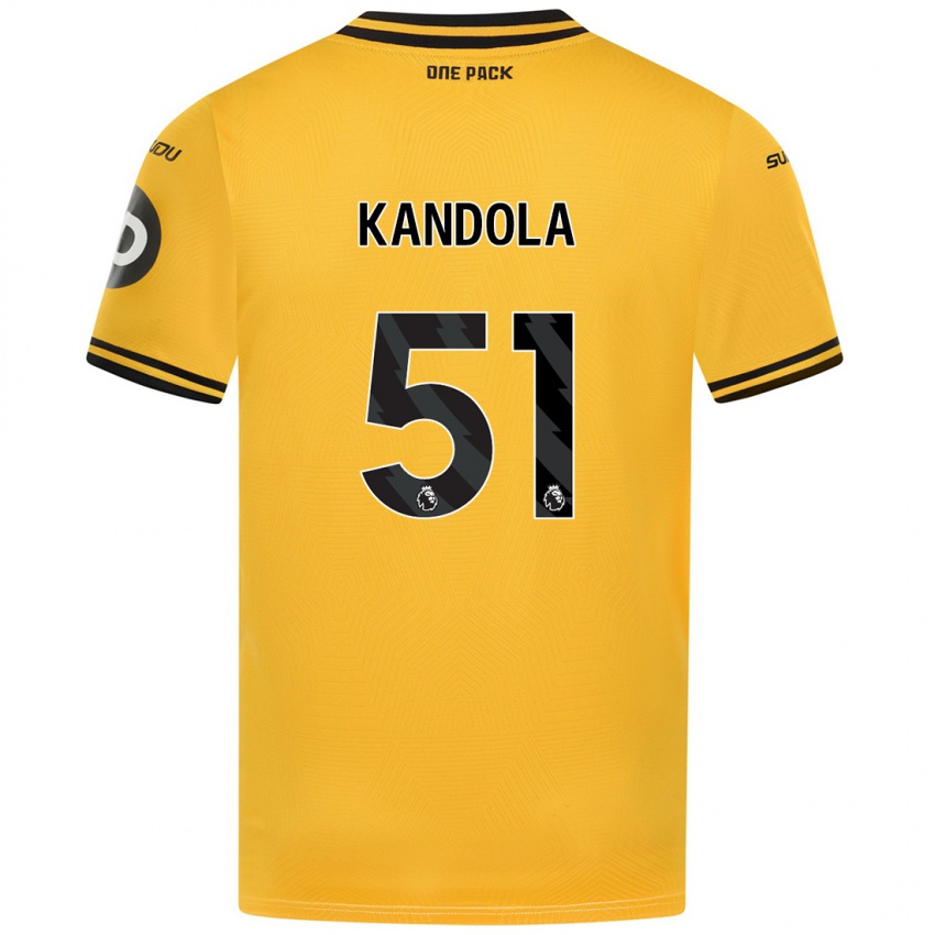 Kinder Kam Kandola #51 Gelb Heimtrikot Trikot 2024/25 T-Shirt Österreich